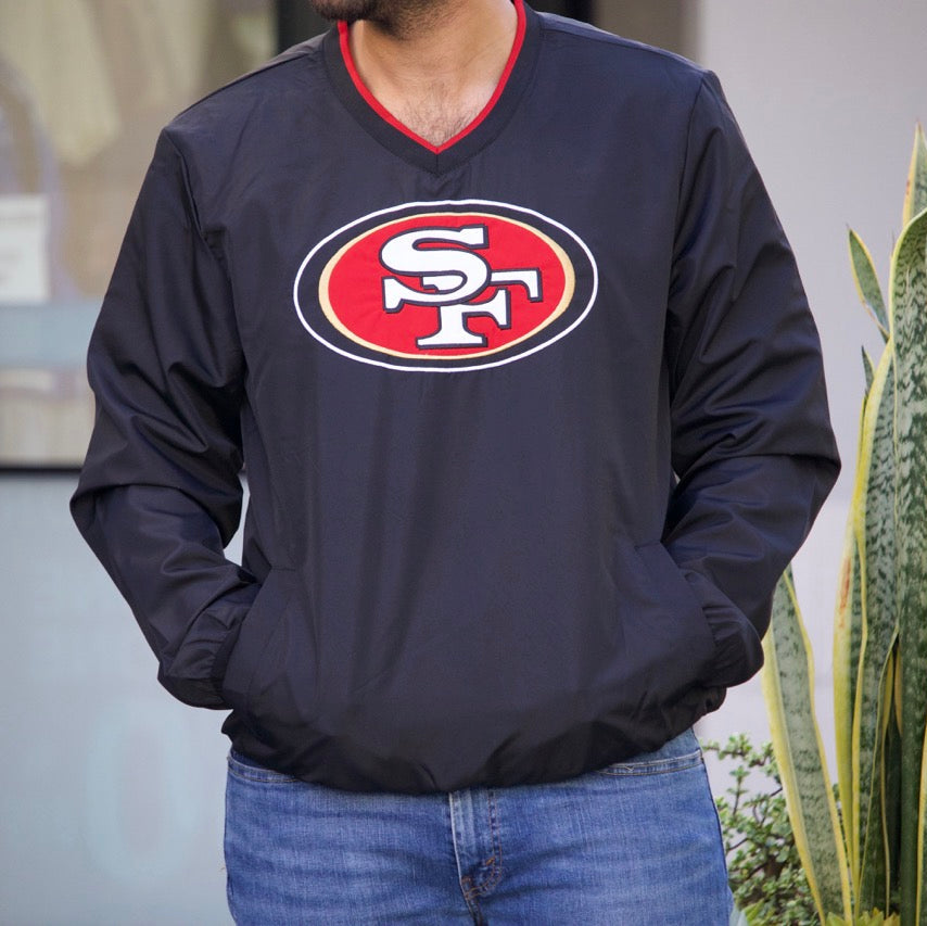 San Fransisco 49ers G-III Crossover Windbreaker Jacket - Black