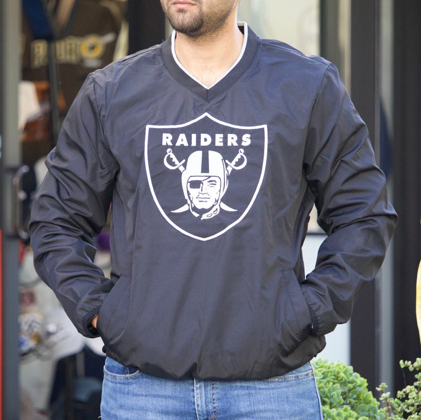 Las Vegas Raiders G-III Crossover Windbreaker Jacket - Black
