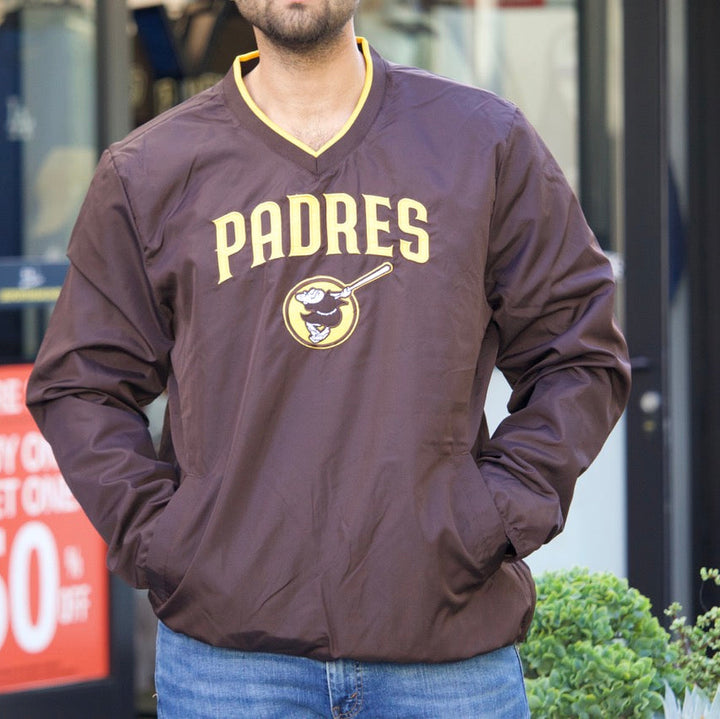 San Diego Padres G-III Crossover Windbreaker Jacket - Brown