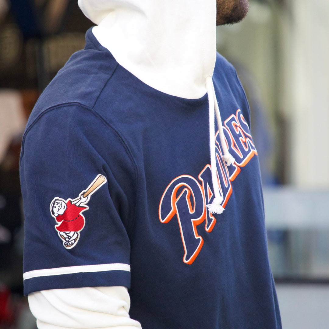 San Diego Padres 47 Brand Cooperstown Trifecta Shortstop Pullover Hoodie — Fall Navy