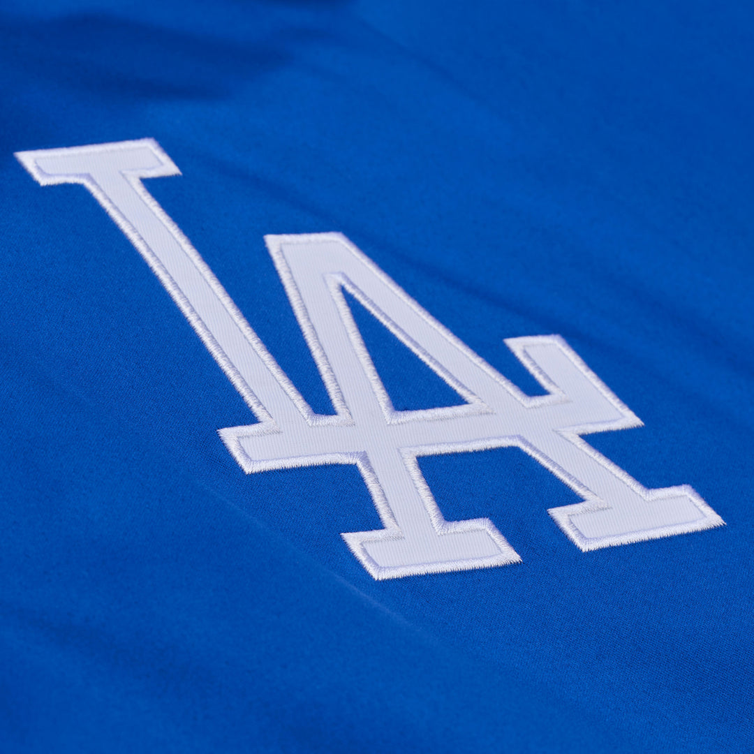 Los Angeles Dodgers Mitchell & Ness Double Clutch LW Satin Jacket- Royal