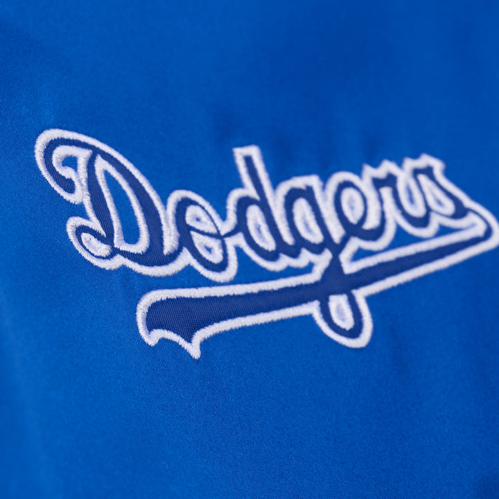 Los Angeles Dodgers Mitchell & Ness Double Clutch LW Satin Jacket- Royal