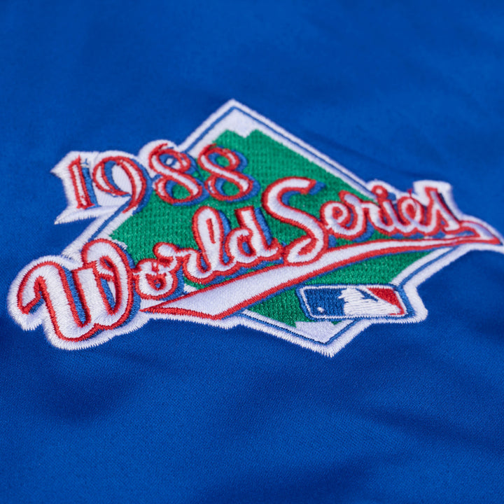 Los Angeles Dodgers Mitchell & Ness Double Clutch LW Satin Jacket- Royal