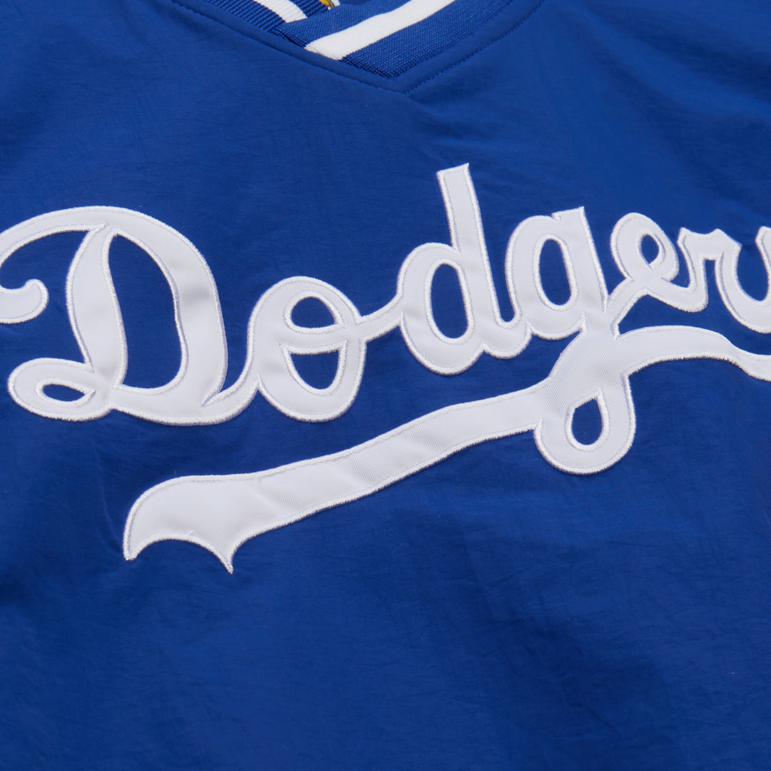 Los Angeles Dodgers Mitchell & Ness MLB Nylon Pullover Jacket Vintage Logo Dodgers