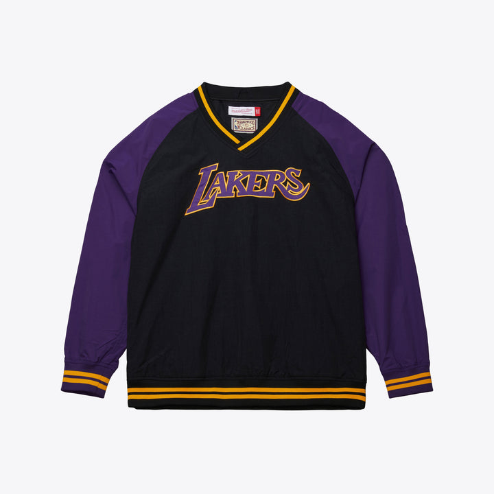 Los Angeles Lakers Mitchell & Ness NBA Nylon Pullover Jacket Vintage Logo Lakers