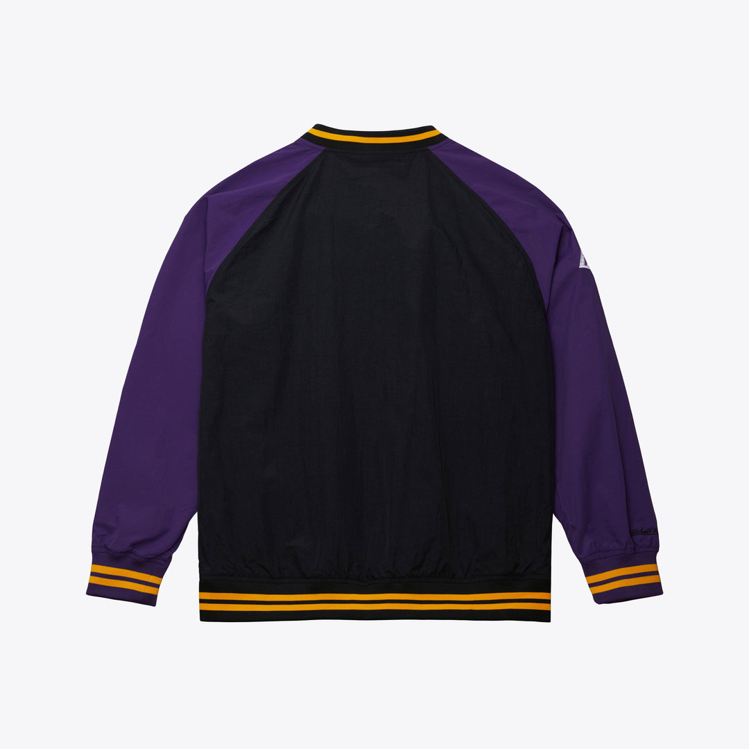Los Angeles Lakers Mitchell & Ness NBA Nylon Pullover Jacket Vintage Logo Lakers