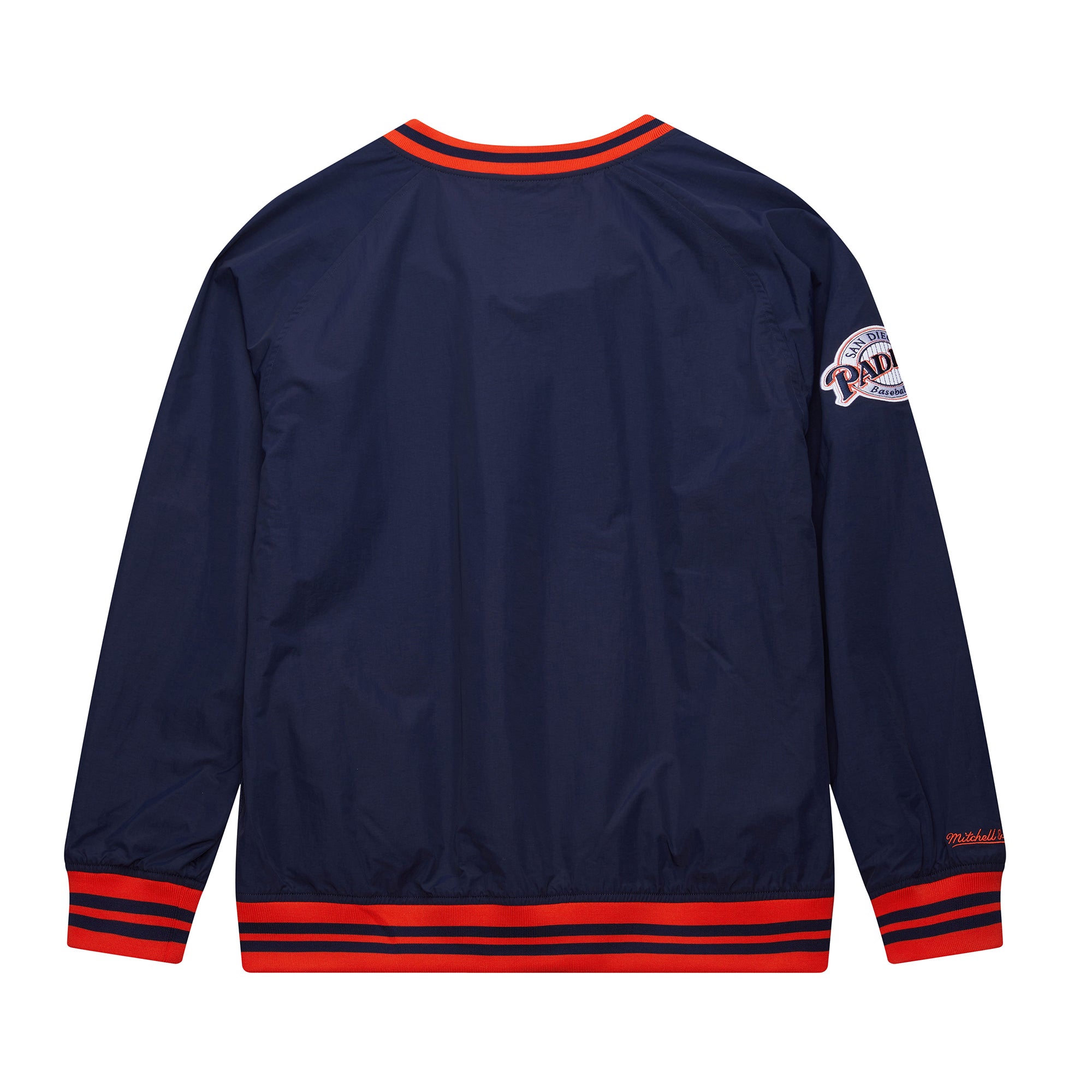 San Diego Padres Mitchell & Ness MLB Navy Nylon Pullover
