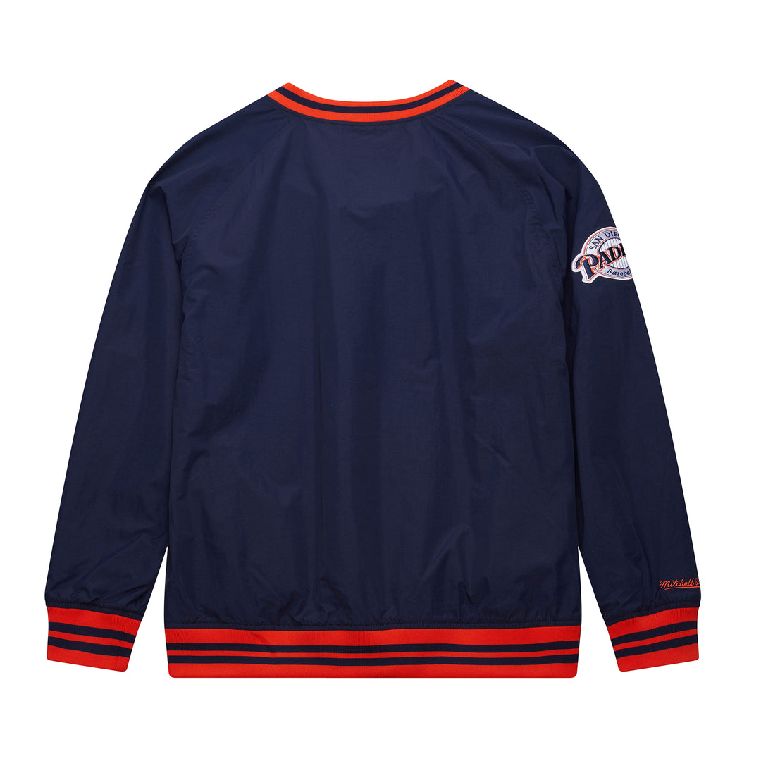 San Diego Padres Mitchell & Ness MLB Nylon Pullover Jacket Vintage Logo Padres