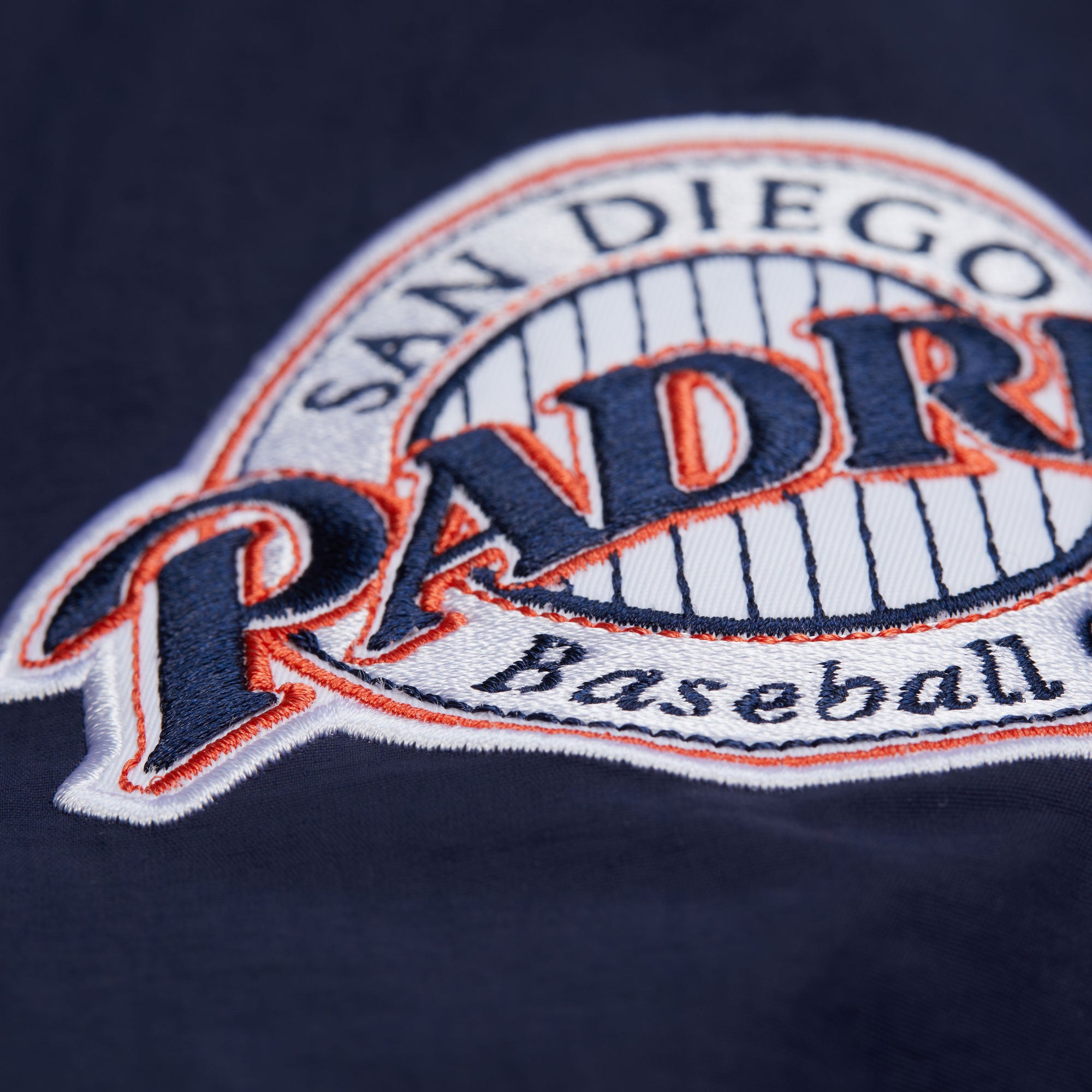 San Diego Padres Mitchell & Ness MLB Navy Nylon Pullover