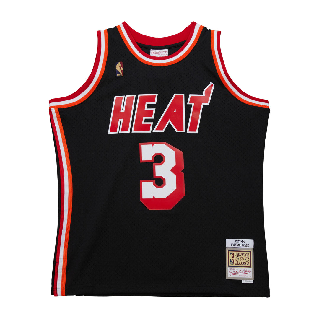 Miami Heat Mitchell & Ness NBA Dark Jersey Heat 2013 Dwyane Wade