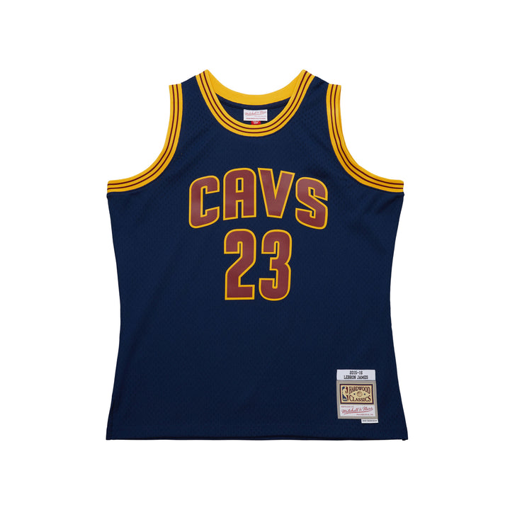 Cleveland Cavaliers Mitchell & Ness NBA Blue Alternate Jersey Cavaliers 2015 Lebron James