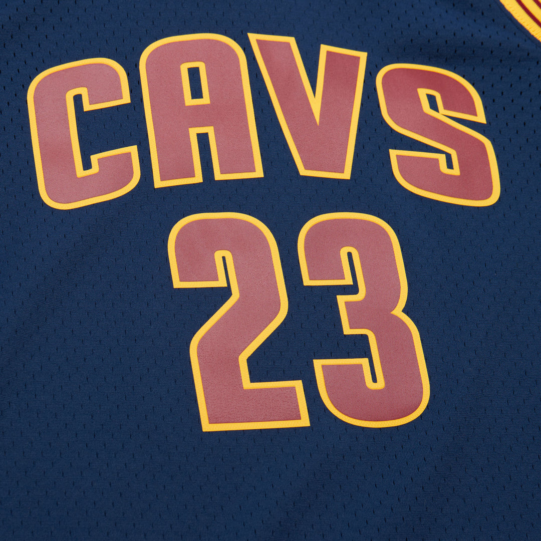 Cleveland Cavaliers Mitchell & Ness NBA Blue Alternate Jersey Cavaliers 2015 Lebron James