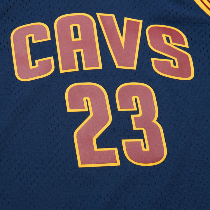 Cleveland Cavaliers Mitchell & Ness NBA Blue Alternate Jersey Cavaliers 2015 Lebron James