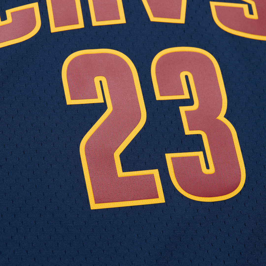 Cleveland Cavaliers Mitchell & Ness NBA Blue Alternate Jersey Cavaliers 2015 Lebron James