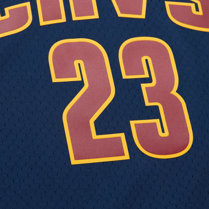 Cleveland Cavaliers Mitchell & Ness NBA Blue Alternate Jersey Cavaliers 2015 Lebron James