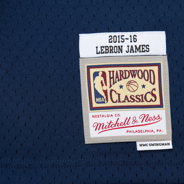 Cleveland Cavaliers Mitchell & Ness NBA Blue Alternate Jersey Cavaliers 2015 Lebron James