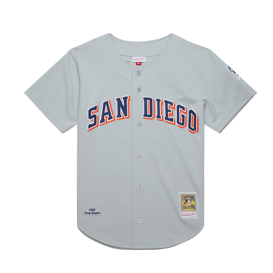San Diego Padres Mitchell & Ness MLB Grey Authentic Jersey Padres 1999 Tony Gwynn