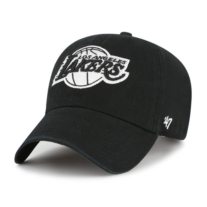 Los Angeles Lakers 47 Brand Black Clean Up Black