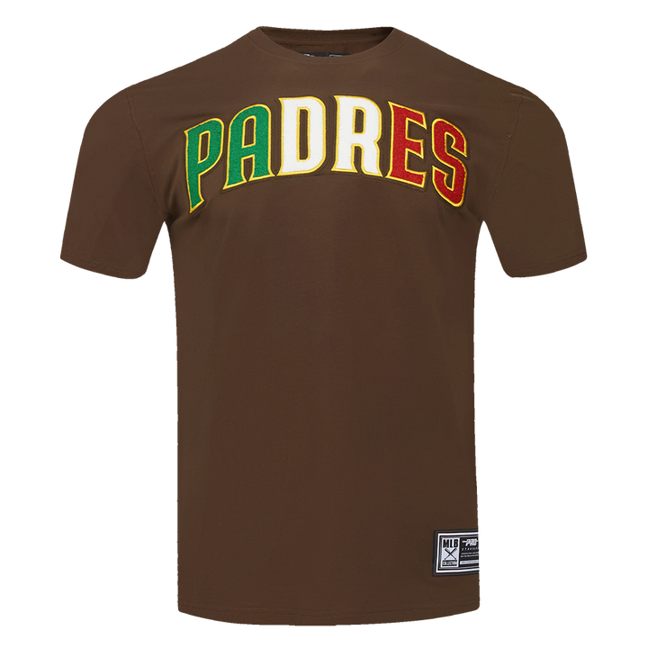 San Diego Padres Pro Standard Mexico Wordmark Sj Tee Brown