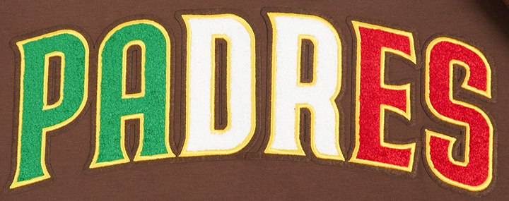 San Diego Padres Pro Standard Mexico Wordmark Sj Tee Brown