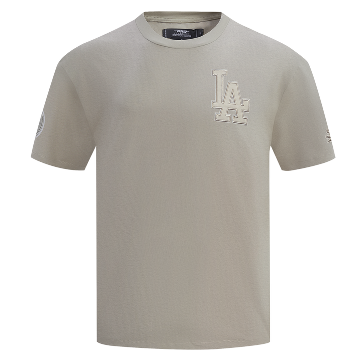 Los Angeles Dodgers Pro Standard Neutral Drop Shoulder Tee Taupe