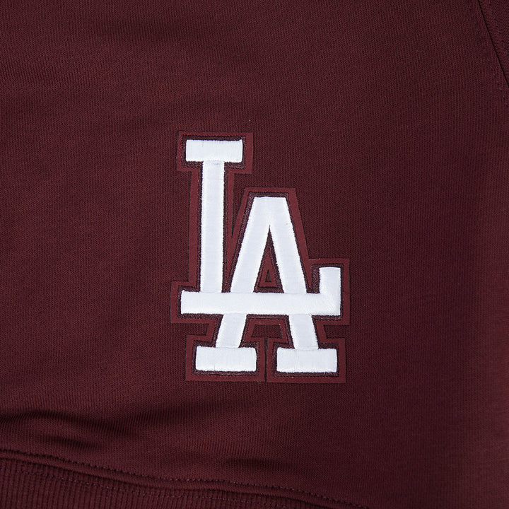 Womens Los Angeles Dodgers Pro Standard Wingspan Fleece Crewneck - Wine