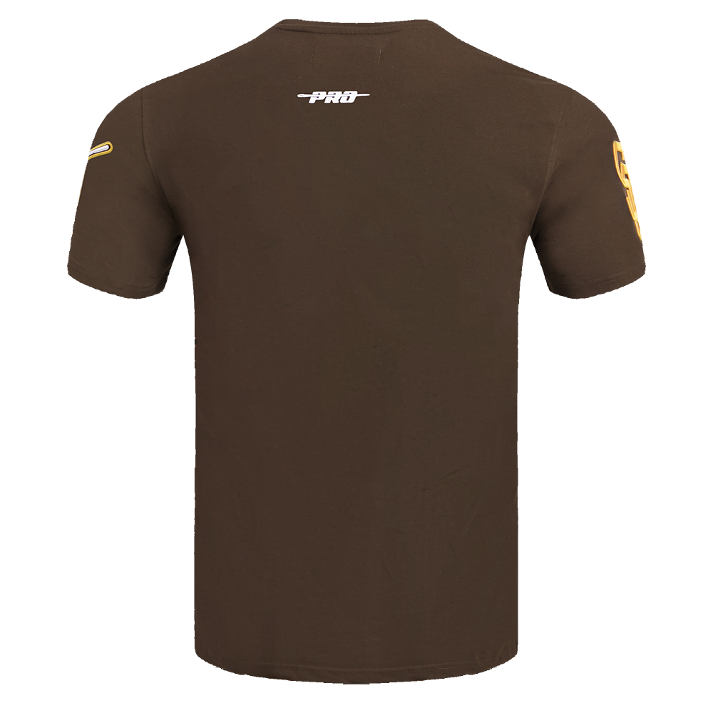 San Diego Padres Pro Standard Script Tail Tee Brown
