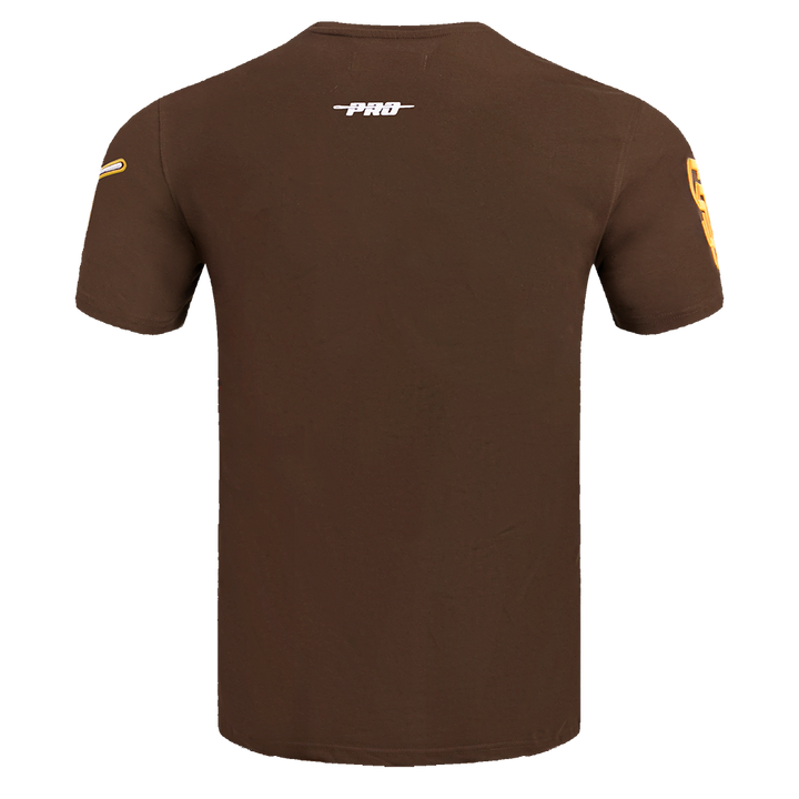 San Diego Padres Pro Standard Script Tail Tee Brown