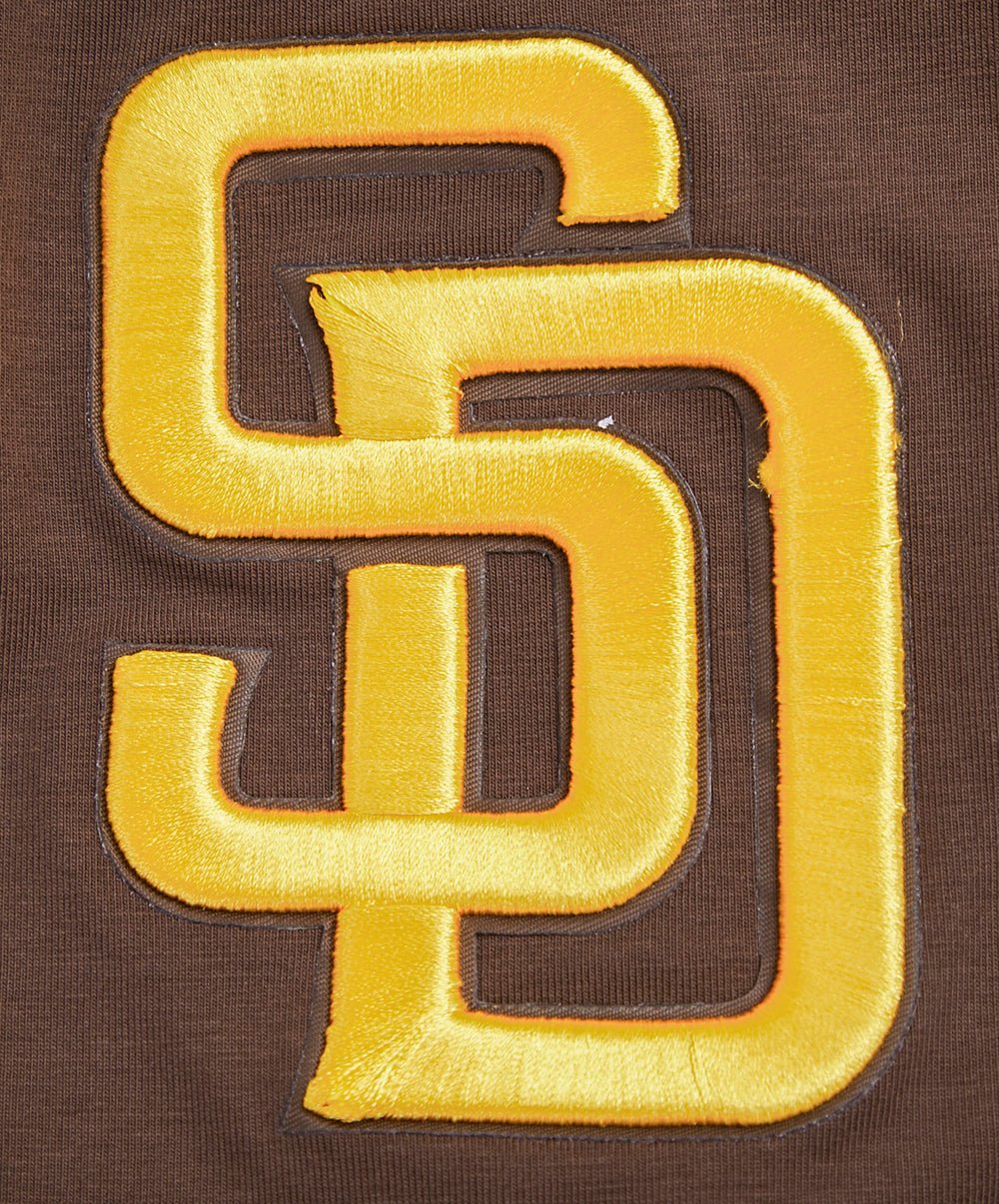 San Diego Padres Pro Standard Script Tail Tee Brown