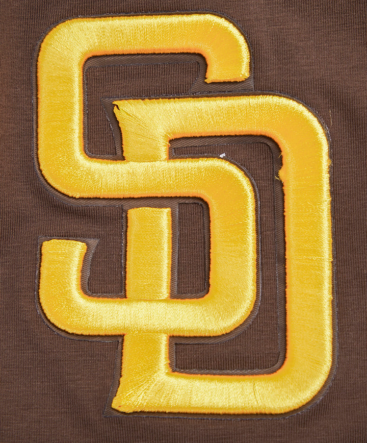 San Diego Padres Pro Standard Script Tail Tee Brown