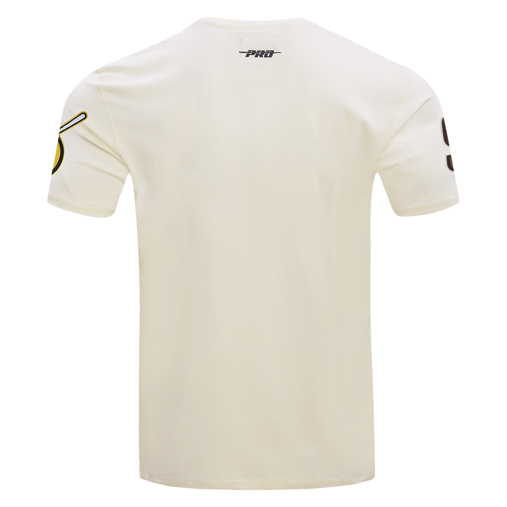 San Diego Padres Pro Standard Script Tail Sj Tee Eggshell