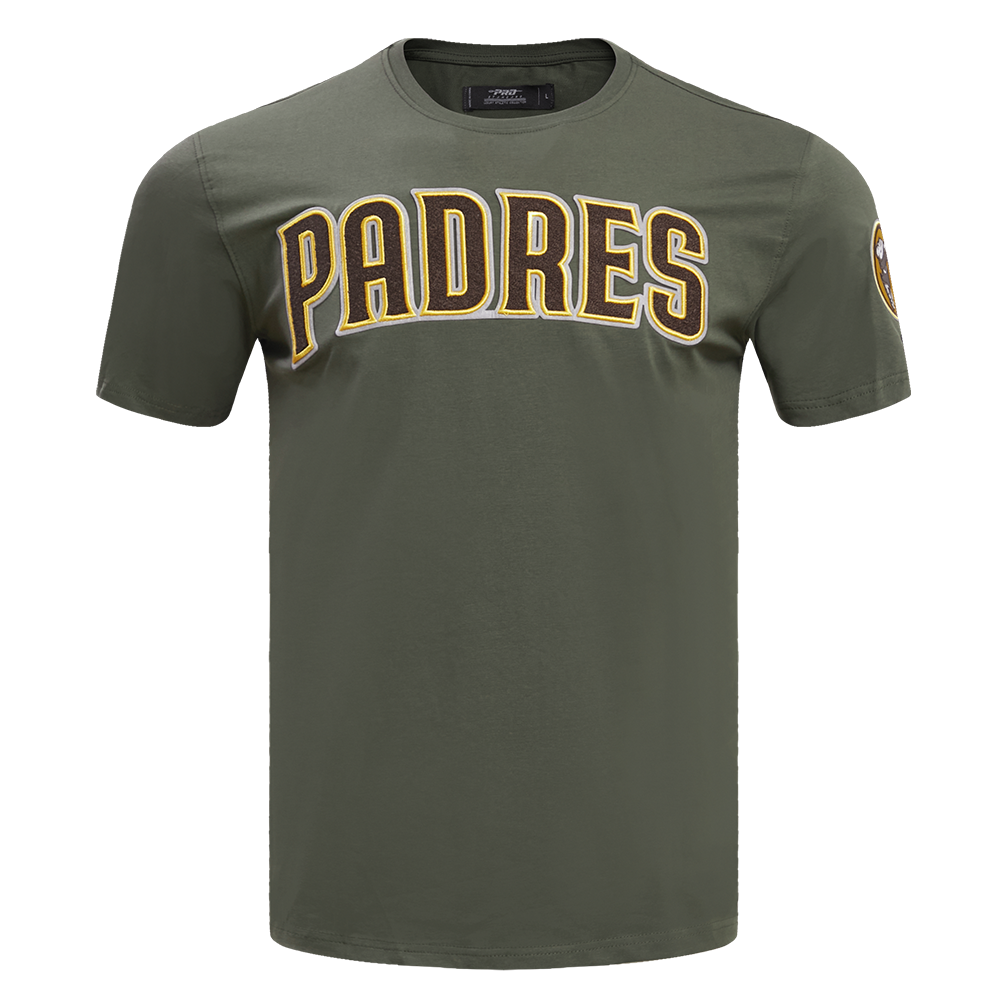 San Diego Padres Pro Standard Logo Pro Team Shirt Olive