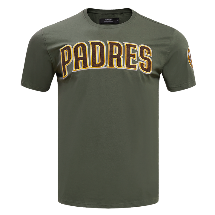 San Diego Padres Pro Standard Logo Pro Team Shirt Olive