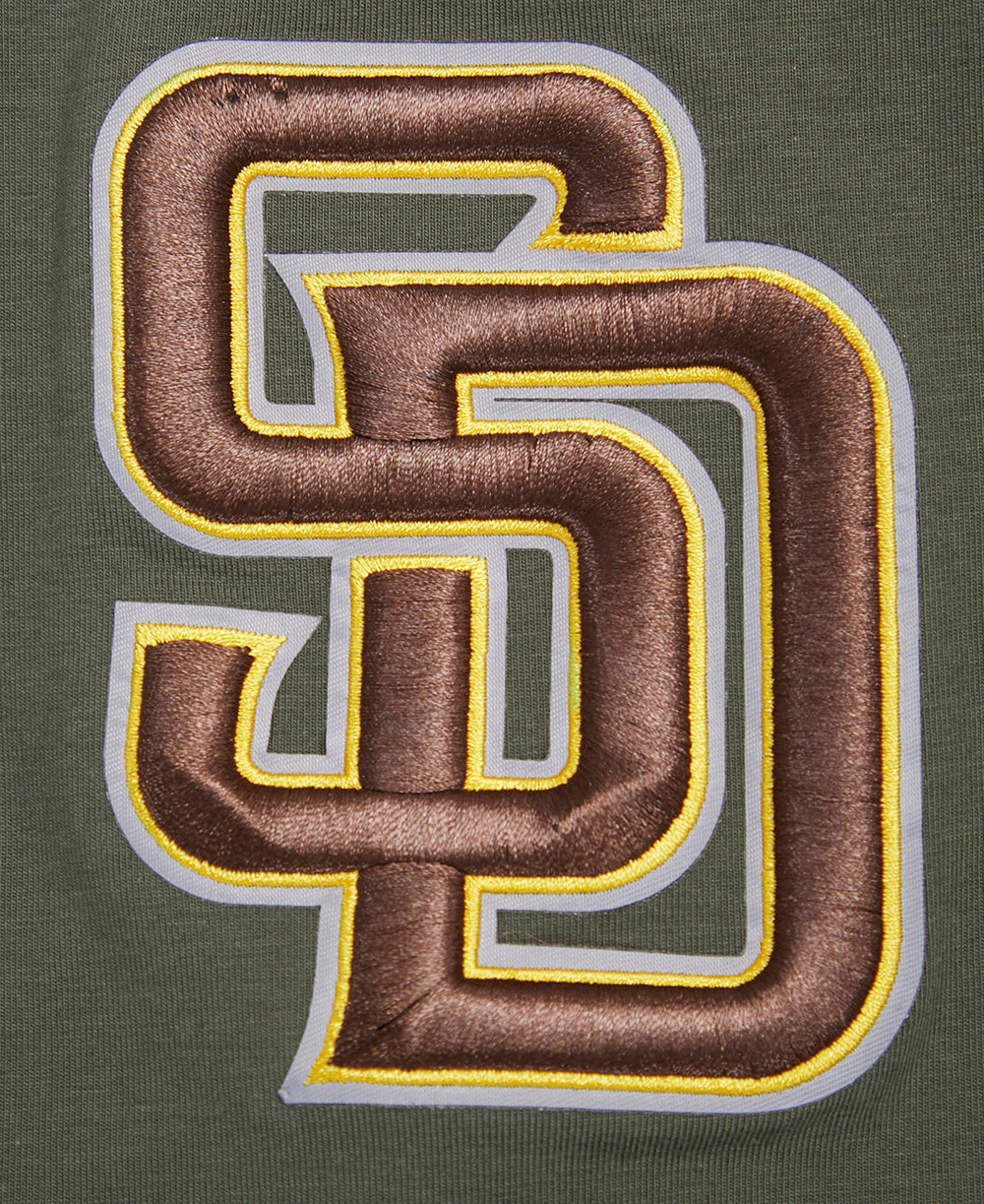 San Diego Padres Pro Standard Logo Pro Team Shirt Olive