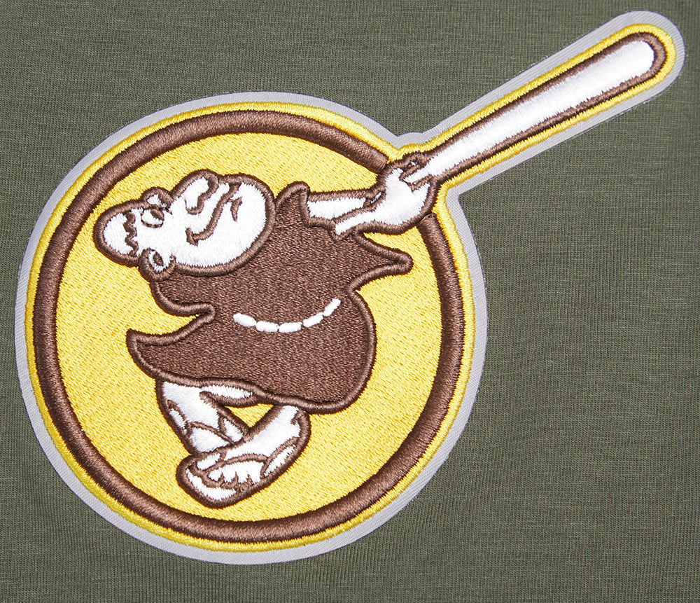 San Diego Padres Pro Standard Logo Pro Team Shirt Olive