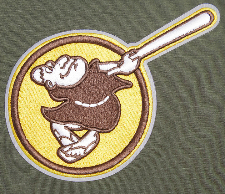 San Diego Padres Pro Standard Logo Pro Team Shirt Olive