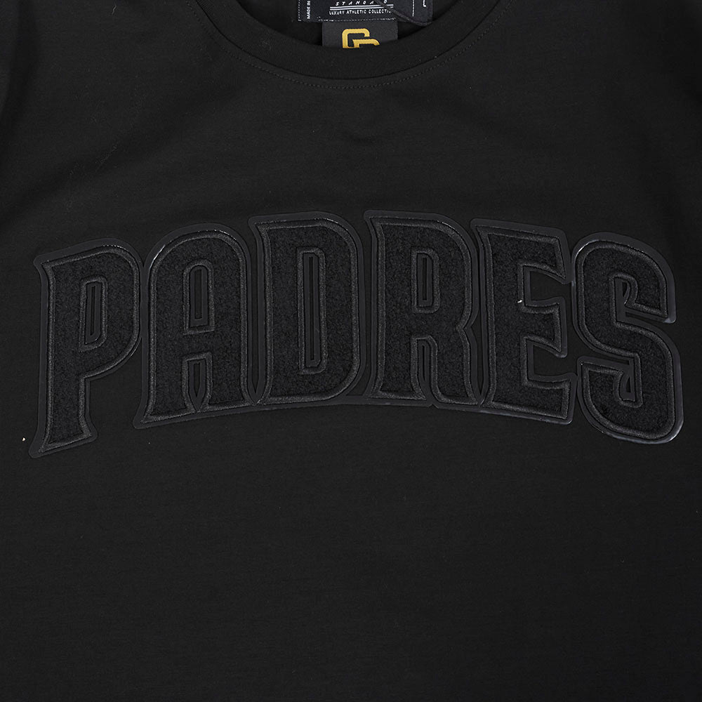 San Diego Padres Pro Standard Triple Black Tee Triple Black