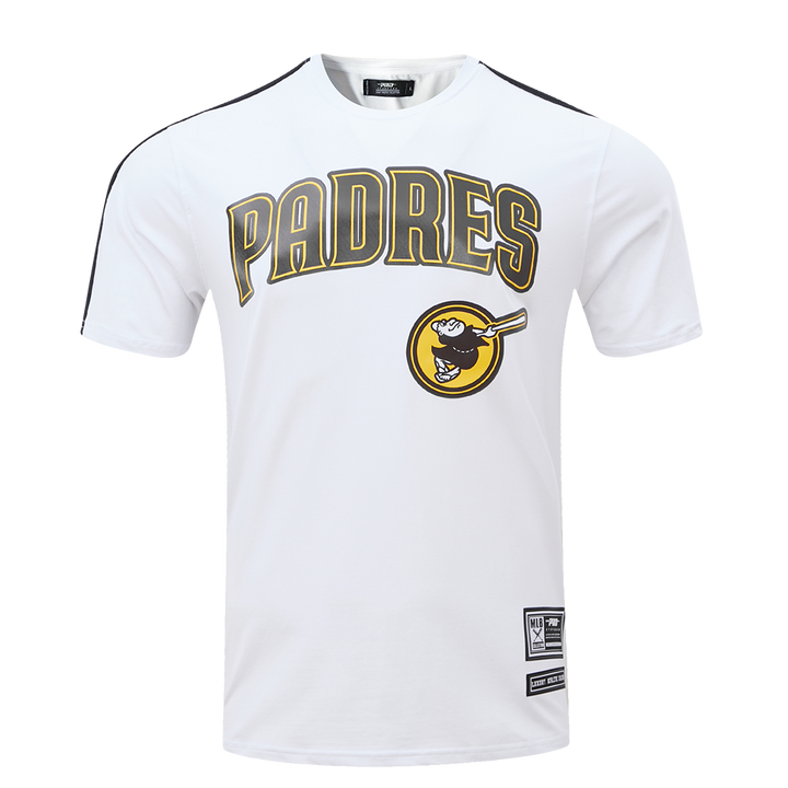 San Diego Padres Pro Standard Logo Pro Team Taping Shirt White/Black