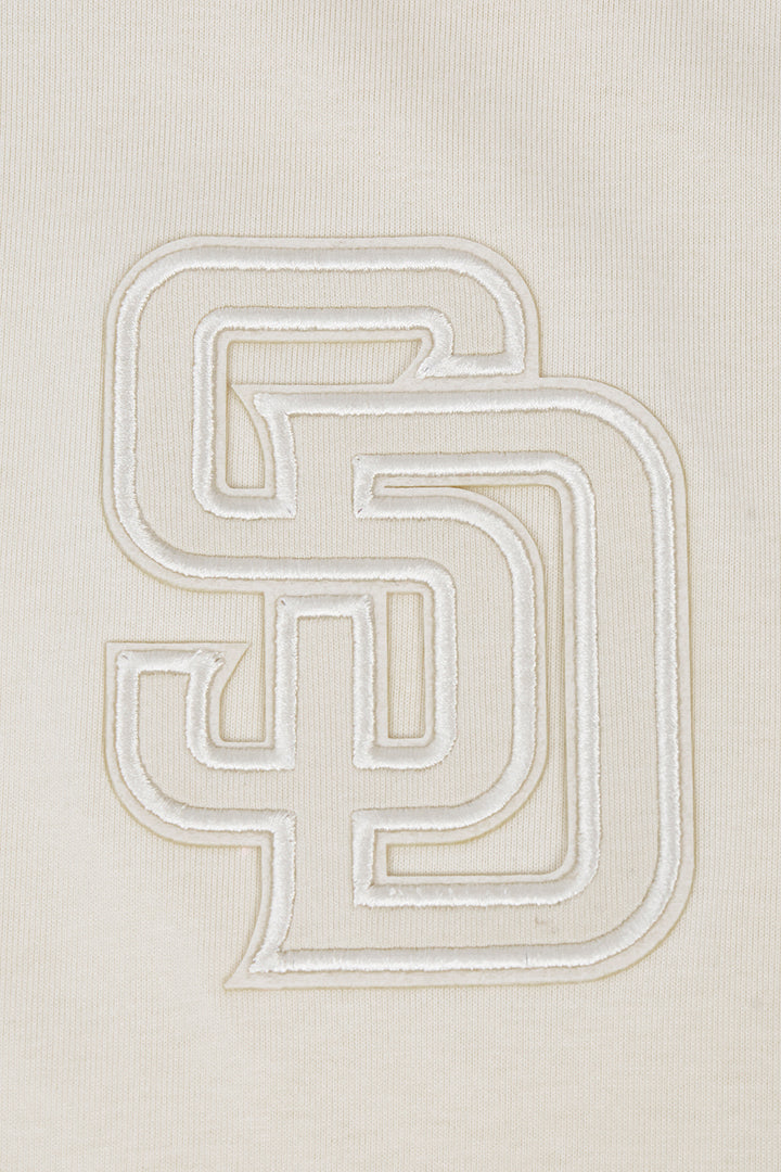 San Diego Padres Pro Standard Neutral Drop Shoulder Tee Eggshell