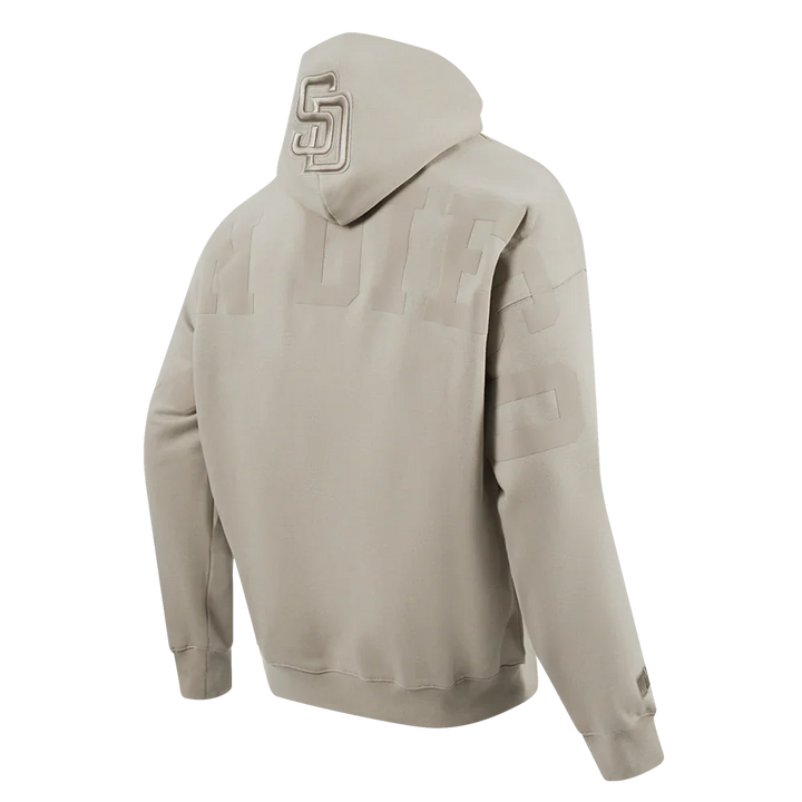 San Diego Padres Pro Standard Wingspan Drop Shoulder Hoodie - Taupe
