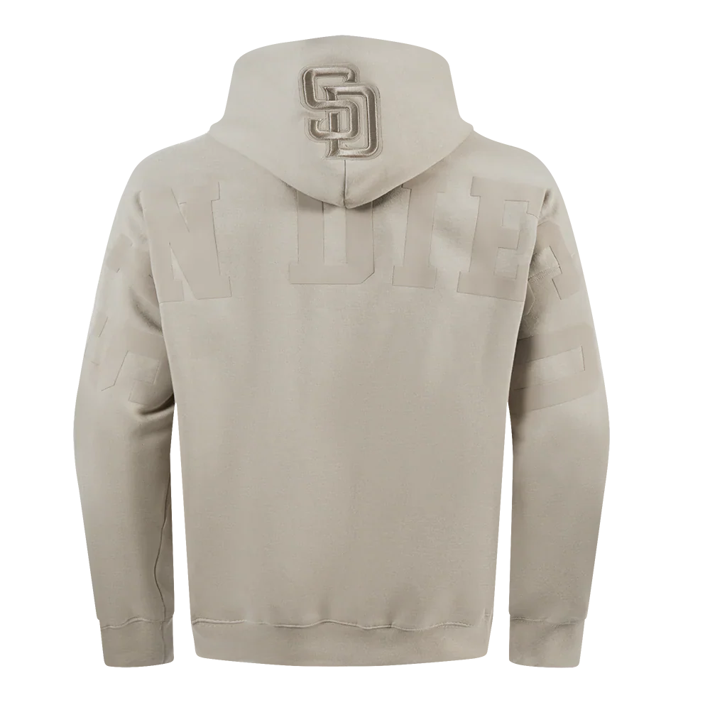 San Diego Padres Pro Standard Wingspan Drop Shoulder Hoodie - Taupe
