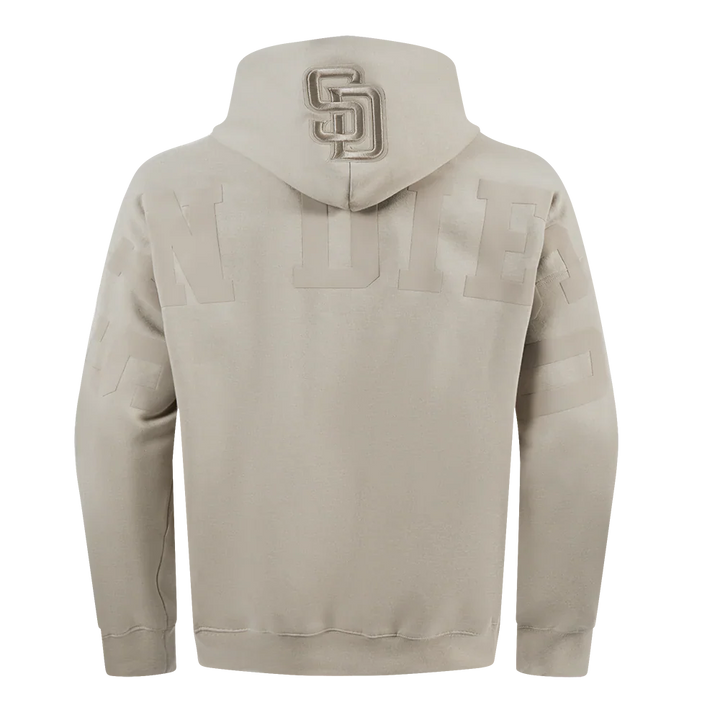 San Diego Padres Pro Standard Wingspan Drop Shoulder Hoodie - Taupe