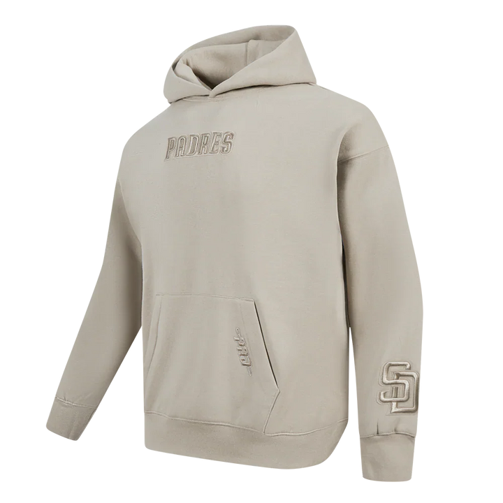 San Diego Padres Pro Standard Wingspan Drop Shoulder Hoodie - Taupe