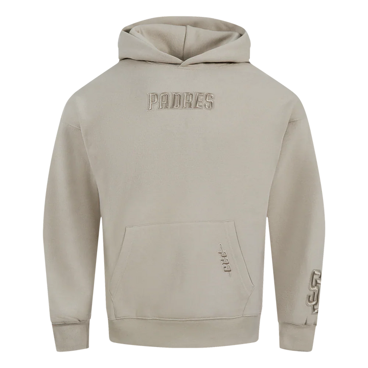 San Diego Padres Pro Standard Wingspan Drop Shoulder Hoodie - Taupe