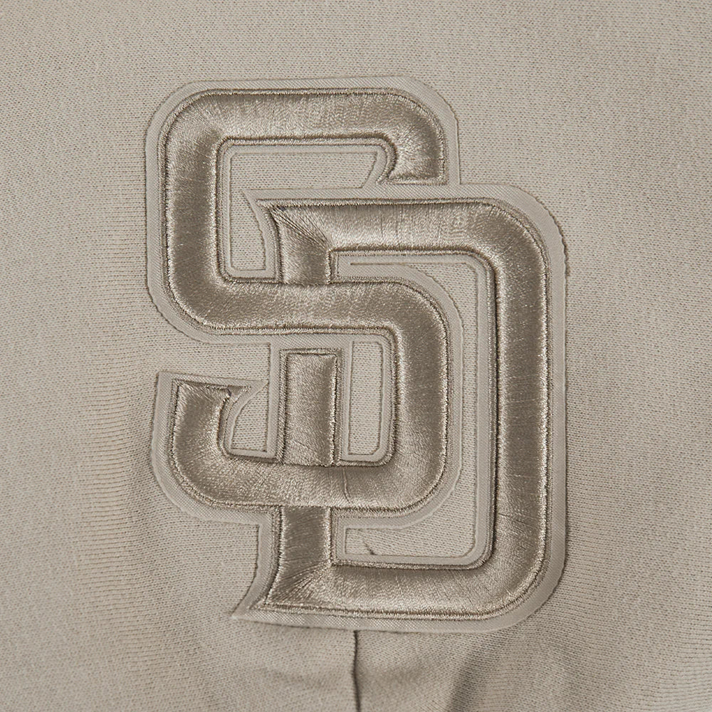 San Diego Padres Pro Standard Wingspan Drop Shoulder Hoodie - Taupe