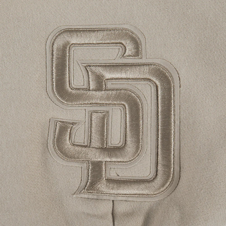 San Diego Padres Pro Standard Wingspan Drop Shoulder Hoodie - Taupe