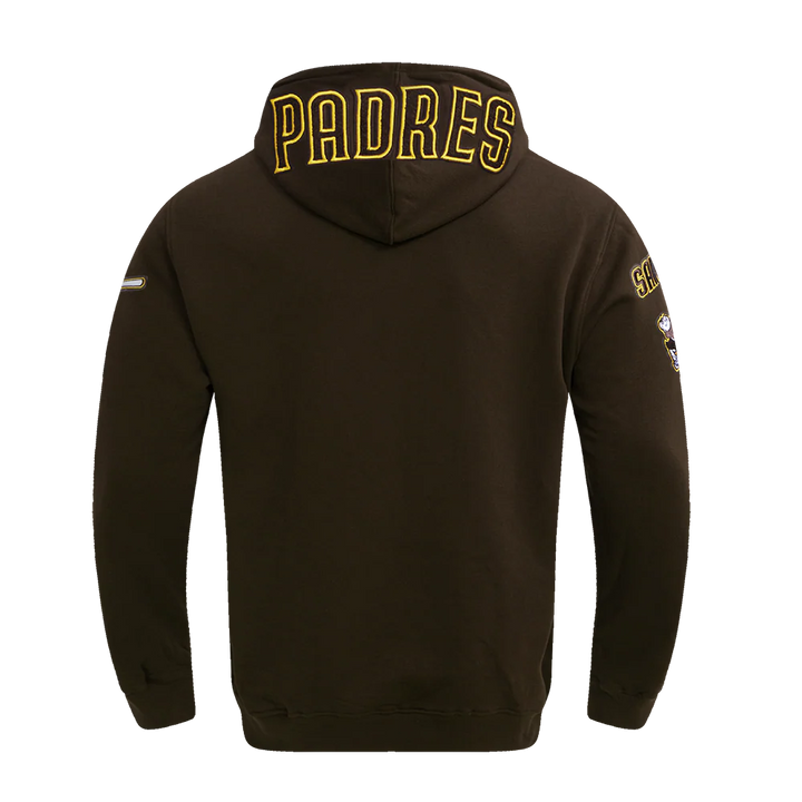 San Diego Padres Pro Standard Classic Chenille Pullover Hoodie Brown