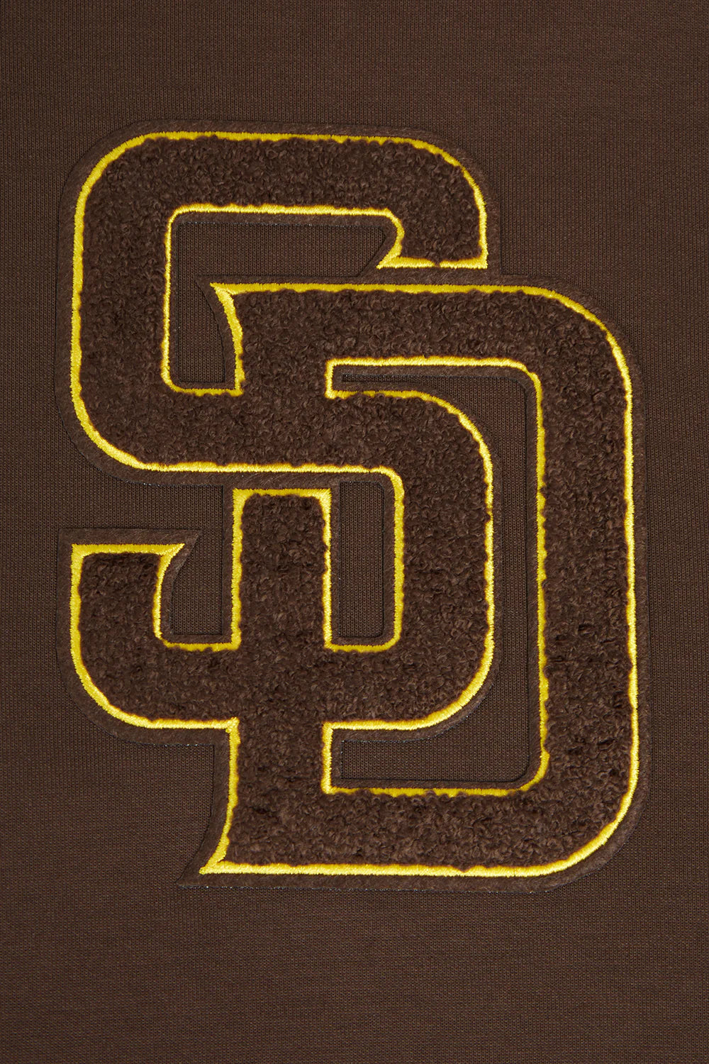 San Diego Padres Pro Standard Classic Chenille Pullover Hoodie Brown