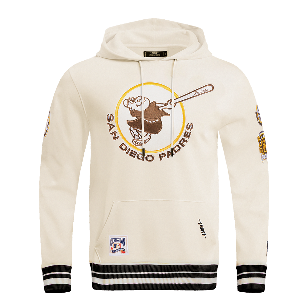 San Diego Padres Pro Standard Retro Classic Hoodie Eggshell/ Black