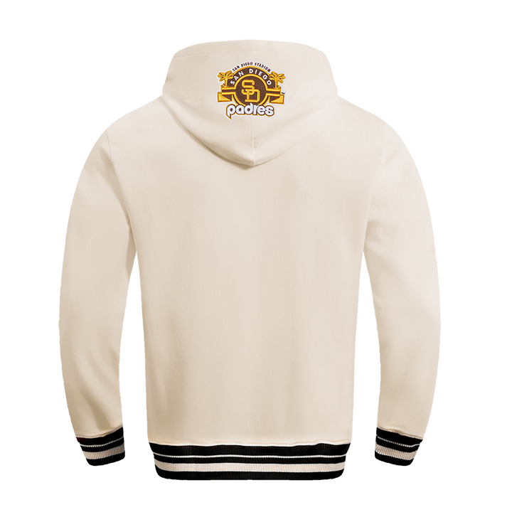 San Diego Padres Pro Standard Retro Classic Hoodie Eggshell/ Black